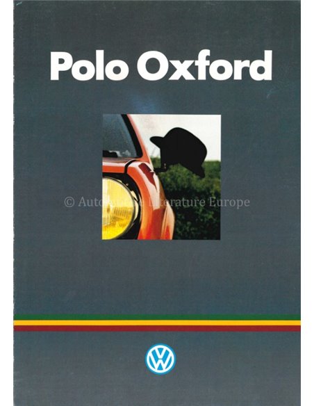 1984 VOLKSWAGEN POLO OXFORD BROCHURE FRANS