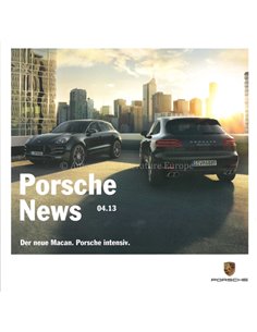 2013 PORSCHE NEWS BROCHURE GERMAN