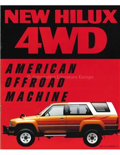 1984 TOYOTA HILUX 4WD BROCHURE JAPANS