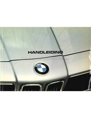 1981 BMW 6 SERIES OWNERS MANUAL DUTCH