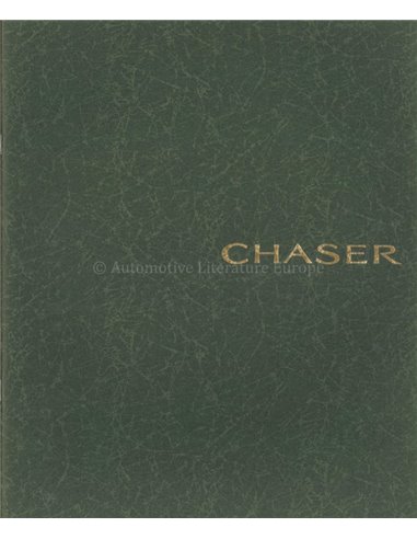 1992 TOYOTA CHASER BROCHURE JAPANESE