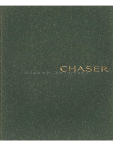 1992 TOYOTA CHASER BROCHURE JAPANS