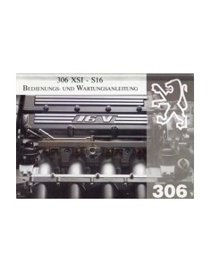 1993 PEUGEOT 306 XSI S16 INSTRUCTIEBOEKJE DUITS