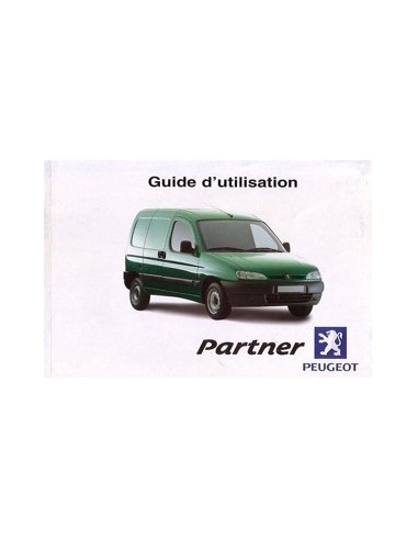 2001 PEUGEOT PARTNER INSTRUCTIEBOEKJE FRANS