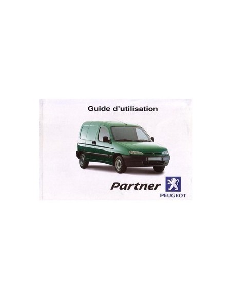 2001 PEUGEOT PARTNER INSTRUCTIEBOEKJE FRANS