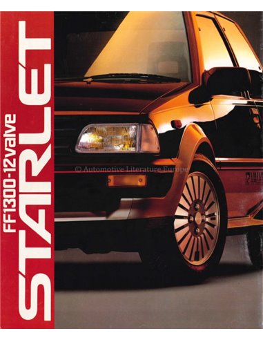 1984 TOYOTA STARLET PROSPEKT JAPANISCH