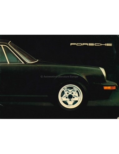 1975 PORSCHE 911 BROCHURE DUITS