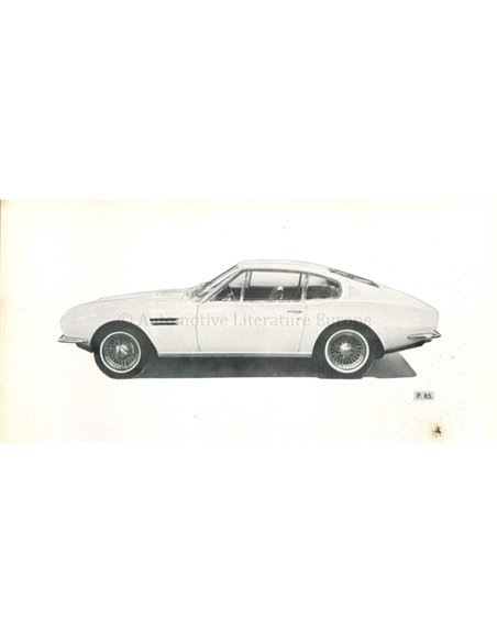 1968 ASTON MARTIN DBS V6 SALOON INSTRUCTIEBOEKJE ENGELS