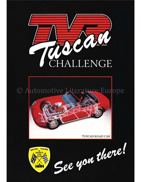 1989 TVR TUSCAN CHALLENGE PROSPEKT ENGLISCH