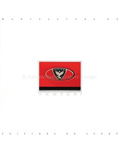 1991 VENTURI VOITURES DE SPORT BROCHURE FRANS