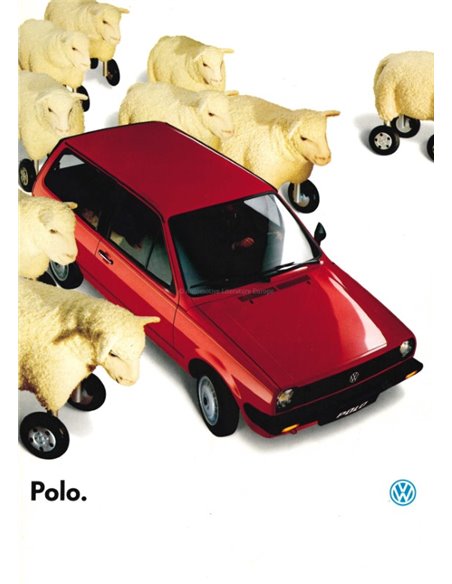 1986 VOLKSWAGEN POLO BROCHURE FRANS