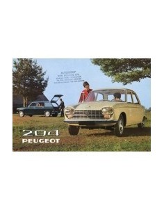 1970 PEUGEOT 204 BROCHURE NEDERLANDS