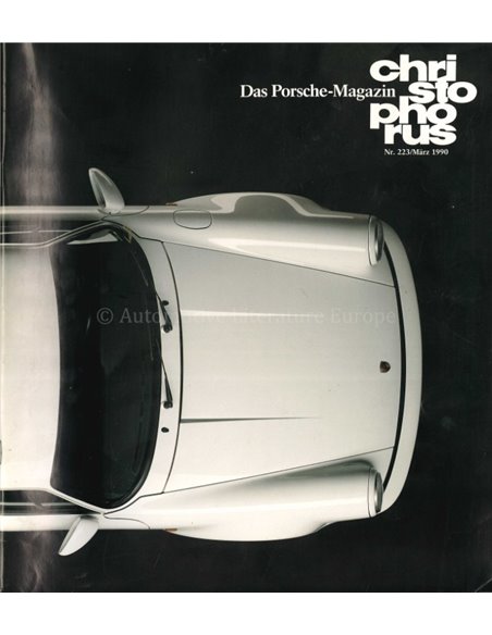 1990 PORSCHE CHRISTOPHORUS MAGAZINE 223 DUITS