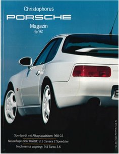 1992 PORSCHE CHRISTOPHORUS MAGAZINE 239 GERMAN