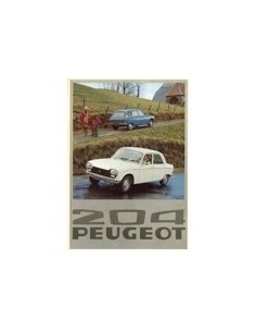 1976 PEUGEOT 204 BROCHURE NEDERLANDS