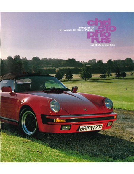 1988 PORSCHE CHRISTOPHORUS MAGAZINE 214 GERMAN