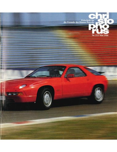 1988 PORSCHE CHRISTOPHORUS MAGAZIN 212 DEUTSCH