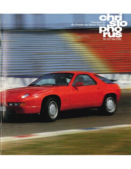 1988 PORSCHE CHRISTOPHORUS MAGAZIN 212 DEUTSCH