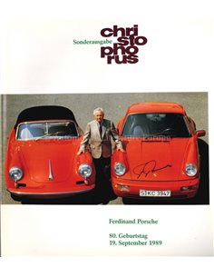 1989 PORSCHE CHRISTOPHORUS MAGAZINE FERDINAND PORSCHE DUITS