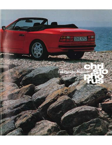 1989 PORSCHE CHRISTOPHORUS MAGAZINE 219 GERMAN