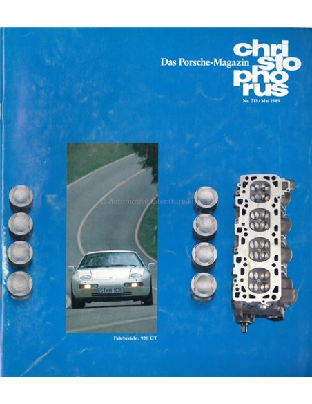 1989 PORSCHE CHRISTOPHORUS MAGAZINE 218 DUITS