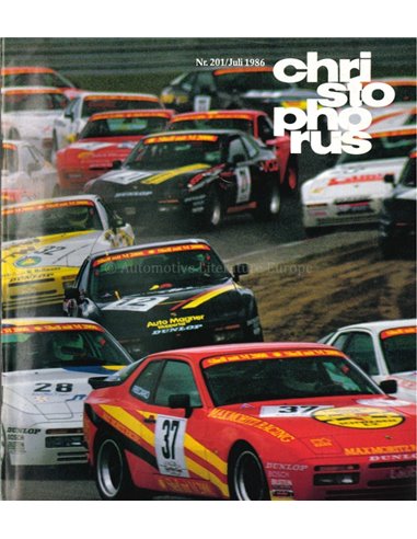 1986 PORSCHE CHRISTOPHORUS MAGAZINE 201 GERMAN