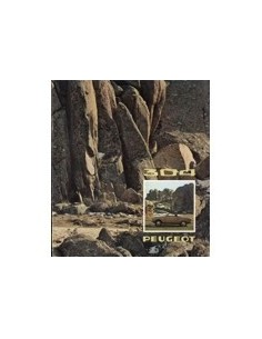 1974 PEUGEOT 304 CABRIO COUPE BROCHURE NEDERLANDS