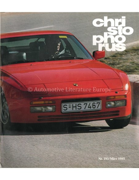 1985 PORSCHE CHRISTOPHORUS MAGAZINE 193 GERMAN