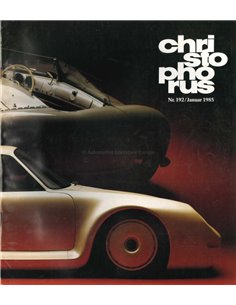 1985 PORSCHE CHRISTOPHORUS MAGAZIN 192 DEUTSCH