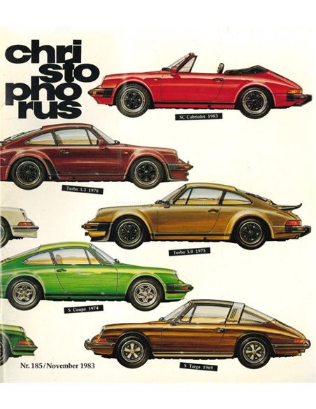 1983 PORSCHE CHRISTOPHORUS MAGAZINE 185 GERMAN