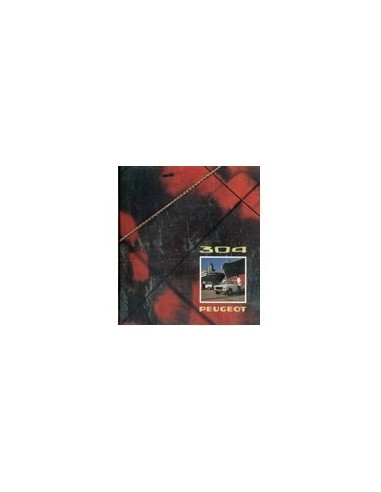 1974 PEUGEOT 304 SEDAN BREAK BROCHURE NEDERLANDS