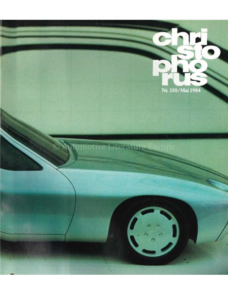 1984 PORSCHE CHRISTOPHORUS MAGAZINE 188 DUITS