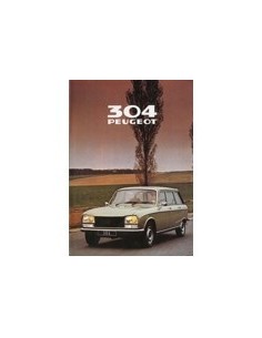 1980 PEUGEOT 304 BREAK BROCHURE NEDERLANDS