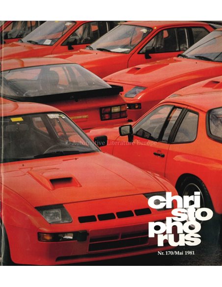 1981 PORSCHE CHRISTOPHORUS MAGAZINE 170 GERMAN