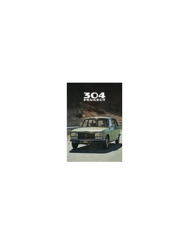 1979 PEUGEOT 304 BREAK BROCHURE NEDERLANDS
