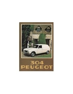 1978 PEUGEOT 304 BESTELWAGEN BROCHURE NEDERLANDS