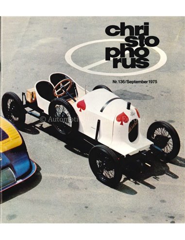 1975 PORSCHE CHRISTOPHORUS MAGAZINE 136 GERMAN