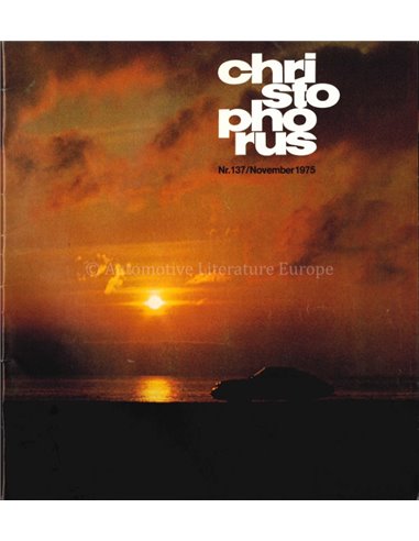 1975 PORSCHE CHRISTOPHORUS MAGAZIN 137 DEUTSCH