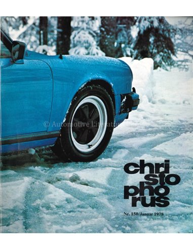 1978 PORSCHE CHRISTOPHORUS MAGAZIN 150 DEUTSCH