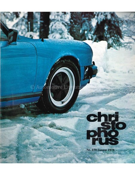1978 PORSCHE CHRISTOPHORUS MAGAZINE 150 GERMAN