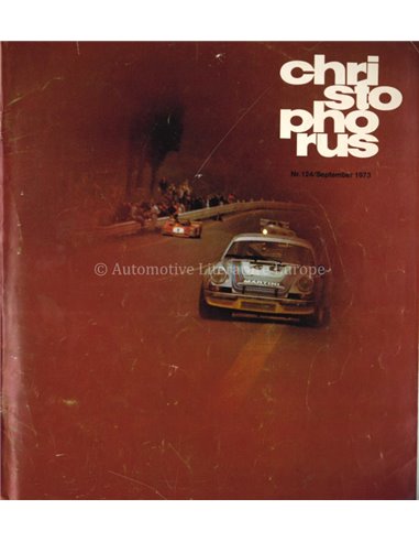 1973 PORSCHE CHRISTOPHORUS MAGAZINE 124 GERMAN