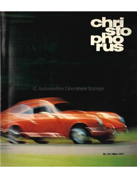 1973 PORSCHE CHRISTOPHORUS MAGAZINE 121 DUITS