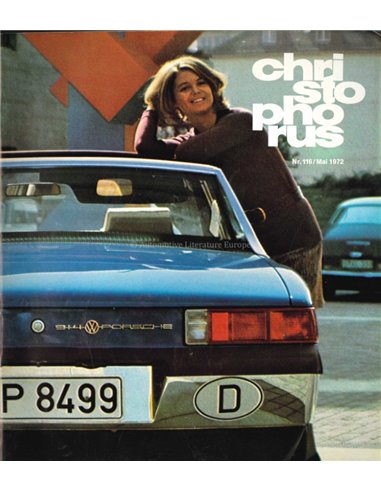 1972 PORSCHE CHRISTOPHORUS MAGAZINE 116 GERMAN