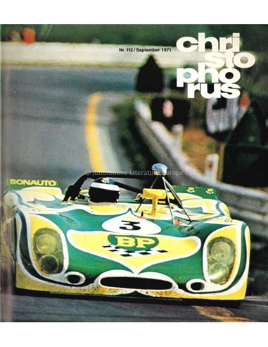 1971 PORSCHE CHRISTOPHORUS MAGAZINE 112 GERMAN