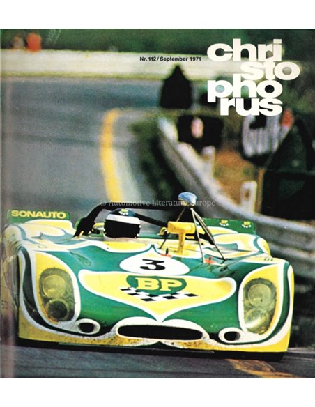1971 PORSCHE CHRISTOPHORUS MAGAZINE 112 GERMAN