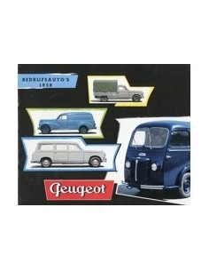 1958 PEUGEOT BEDRIJFSAUTO'S PROGRAMMA BROCHURE NEDERLANDS