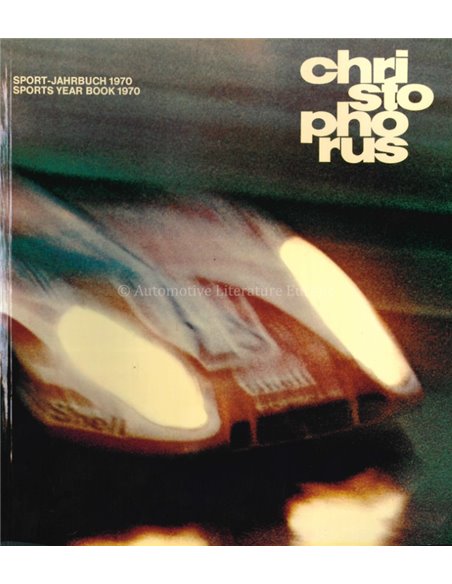 1970 PORSCHE CHRISTOPHORUS MAGAZINE SPORTS YEAR BOOK GERMAN