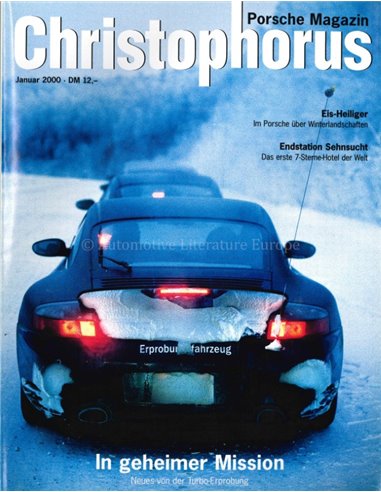 2000 PORSCHE CHRISTOPHORUS MAGAZINE 282 GERMAN