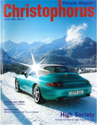 1999 PORSCHE CHRISTOPHORUS MAGAZIN 276 DEUTSCH