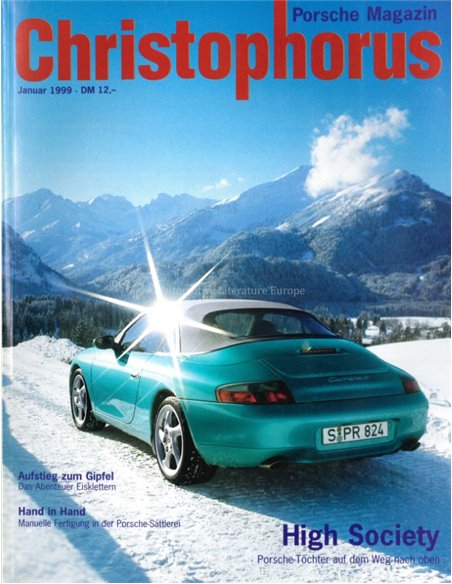 1999 PORSCHE CHRISTOPHORUS MAGAZIN 276 DEUTSCH